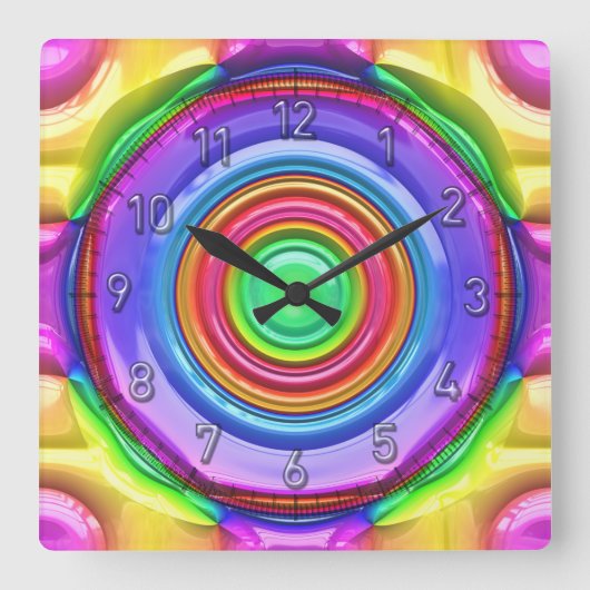 Abstracte Art. 119 Klok & Numerieke opties (Voorkant)