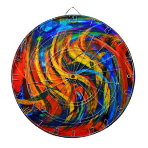 Abstracte art. 11 dartbord