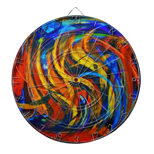 Abstracte art. 11 dartbord (Voorkant)
