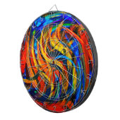 Abstracte art. 11 dartbord (Voorkant Rechts)
