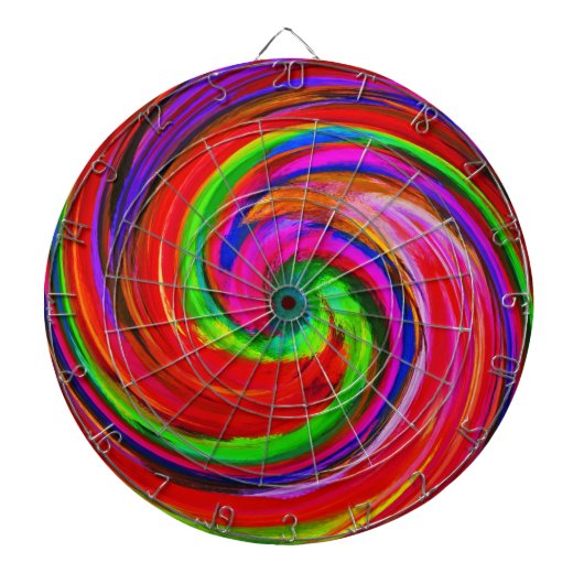 Abstracte art. 12 dartbord (Voorkant)