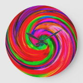 Abstracte art. 12 grote klok (Voorkant)