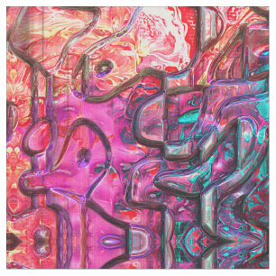 Abstracte Art. 140 Aangepaste fabric Stof