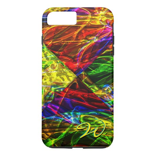 Abstracte Art 143 iPhone 7 Hoesje (Achterkant)