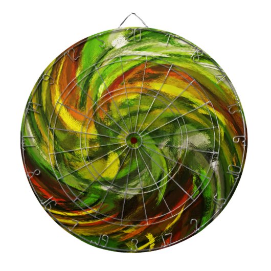 Abstracte art. 14 dartbord (Voorkant)