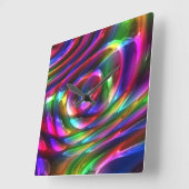 Abstracte art. 14-klok vierkante klok (Hoek)