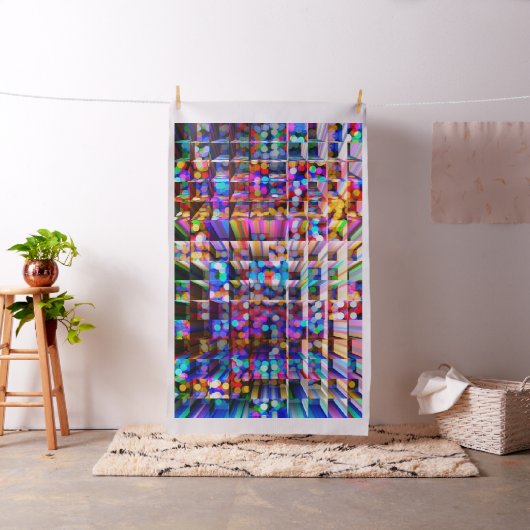 Abstracte Art 153 Custom Fabric Stof (Voorbeeld)