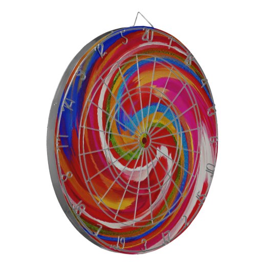 Abstracte art. 15 dartbord (Voorkant Links)