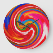 Abstracte art. 15 grote klok (Voorkant)