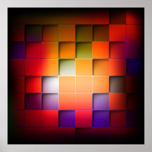 Abstracte art. 17 Afdrukken Poster (Voorkant)