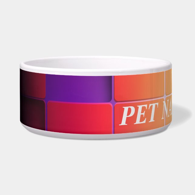 Abstracte art. 17 Pet Bowl Voerbakje (Links)
