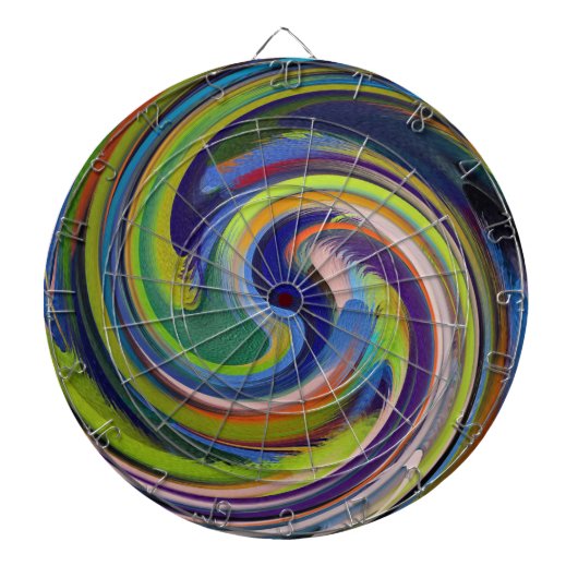 Abstracte art. 18 dartbord (Voorkant)