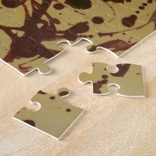 Abstracte Art 1 print Legpuzzel (Zijkant)