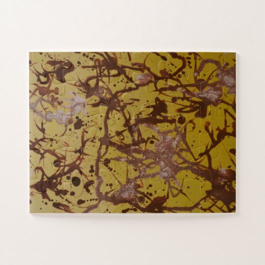 Abstracte Art 1 print Legpuzzel (Horizontaal)