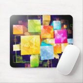 Abstracte art. 21 Mousepad Muismat (Met muis)