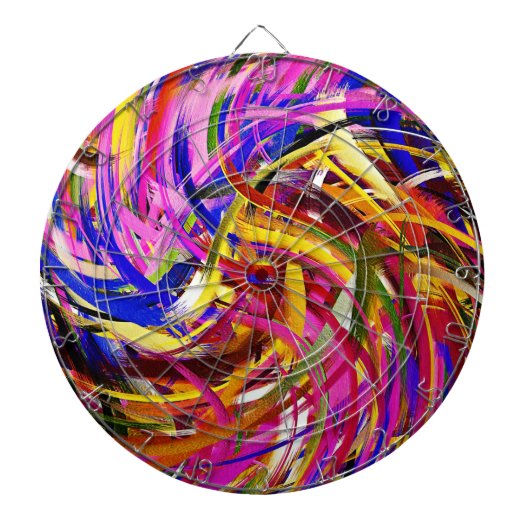 Abstracte art. 22 dartbord (Voorkant)