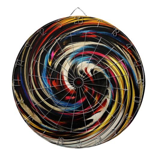 Abstracte art. 24 dartbord (Voorkant)