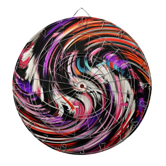 Abstracte art. 25 dartbord (Voorkant)