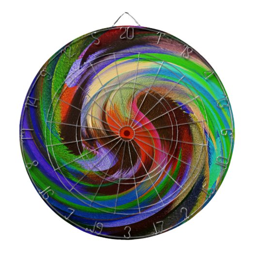 Abstracte art. 26 dartbord (Voorkant)