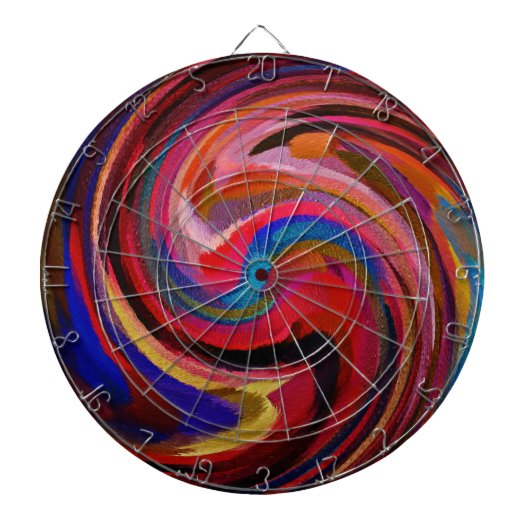 Abstracte art. 27 dartbord (Voorkant)
