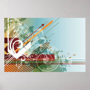 Abstracte art. 28 Afdrukken Poster