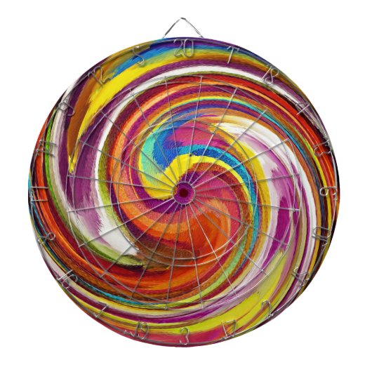 Abstracte art. 28 dartbord (Voorkant)
