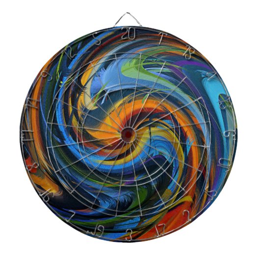 Abstracte art. 31 dartbord (Voorkant)