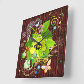 Abstracte art. 36-klok vierkante klok (Hoek)