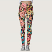 Abstracte Art 802 Leggings (Voorkant)