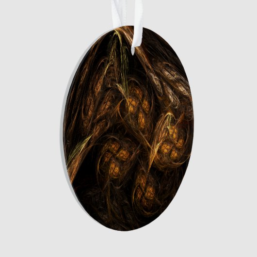 Abstracte Art Acrylcirkel voor moeder aarde Ornament (voorkant)