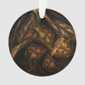 Abstracte Art Acrylcirkel voor moeder aarde Ornament (voorkant)