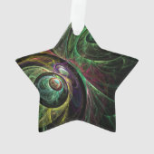 Abstracte Art Acrylster voor ogen Ornament (achterkant)