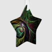 Abstracte Art Acrylster voor ogen Ornament (voorkant)