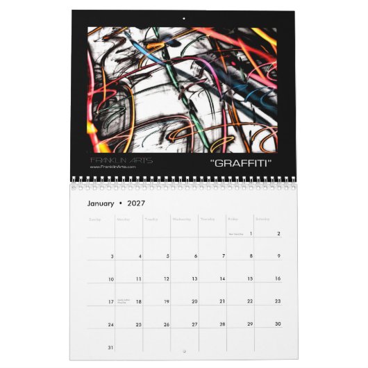 abstracte Art Agenda 2011 Kalender (Jan 2027)