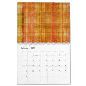 Abstracte Art Agenda Kalender (Feb 2027)