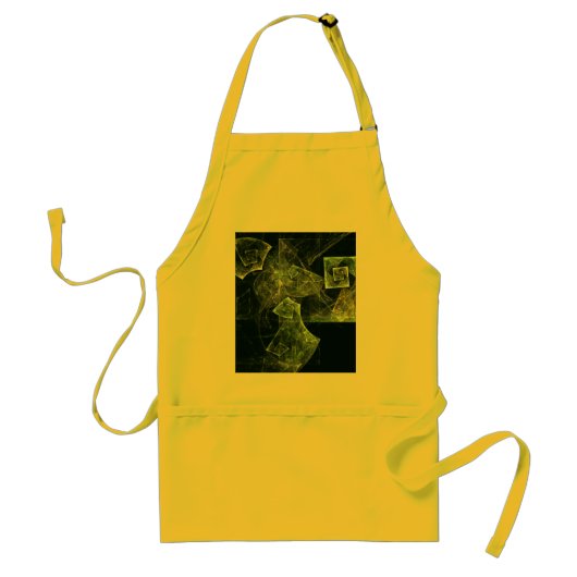 Abstracte Art Apron met verdraaide balans Standaard Schort (Voorkant)