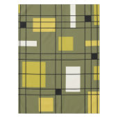 abstracte Art Avocado Green uit 1950 Tafelkleed (Voorkant)