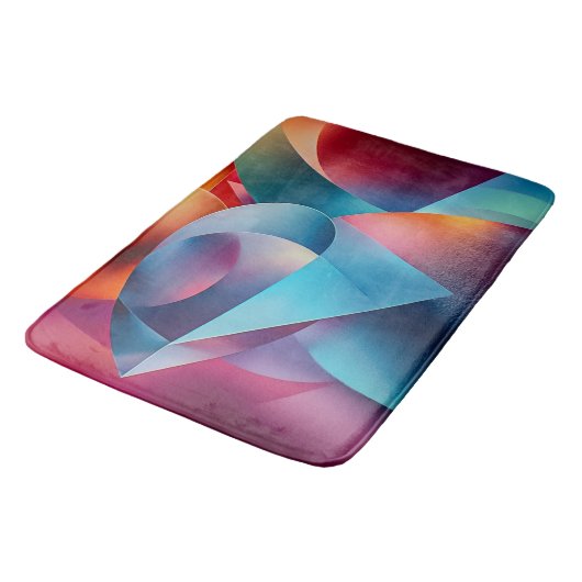 Abstracte Art Bath Mat (Gekanteld)