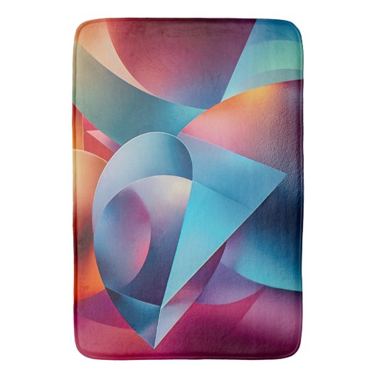Abstracte Art Bath Mat (Voorkant Verticaal)