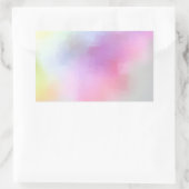 Abstracte Art Blank Kleurrijke Sjabloon Modern Rechthoekige Sticker (Tas)