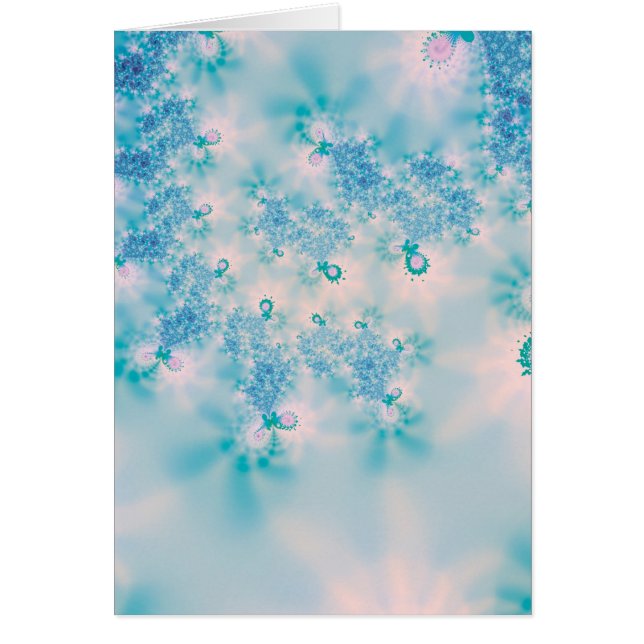 Abstracte Art Blue Meditatie (Voorkant)