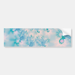 Abstracte Art Blue Meditatie Bumpersticker
