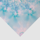 Abstracte Art Blue Meditatie Tissuepapier (Detail)