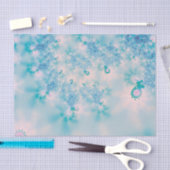 Abstracte Art Blue Meditatie Tissuepapier (Craft)