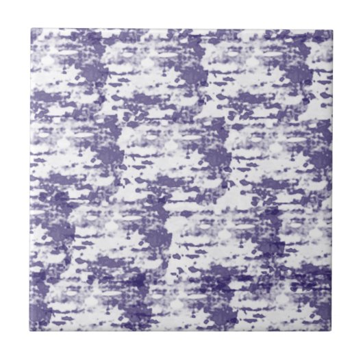 Abstracte Art Blue White Minimalism Tegeltje (Voorkant)