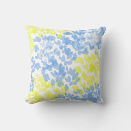 Abstracte Art Blue Yellow White Minimalism Kussen