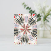 ABSTRACTE ART BRIEFKAART (Staand voorkant)