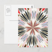 ABSTRACTE ART BRIEFKAART (Voorkant / Achterkant)