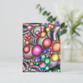 ABSTRACTE ART BRIEFKAART (Staand voorkant)