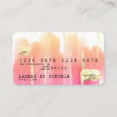 Abstracte Art Brush Boho-creditcard Visitekaartje (Voorkant)